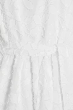 White Jacquard Halter Neck Mini Dress 11 White Jacquard Halter Neck Mini Dress -Women Clothing Sale 00100037028 ZS