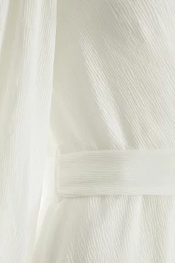 White Chiffon Crinkle Wrap Midi Dress 11 White Chiffon Crinkle Wrap Midi Dress -Women Clothing Sale 00100037029 ZS scaled