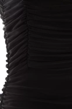 Black Tie Front Ruched Bodycon Mini Dress 11 Black Tie Front Ruched Bodycon Mini Dress -Women Clothing Sale 00100037045 ZS scaled