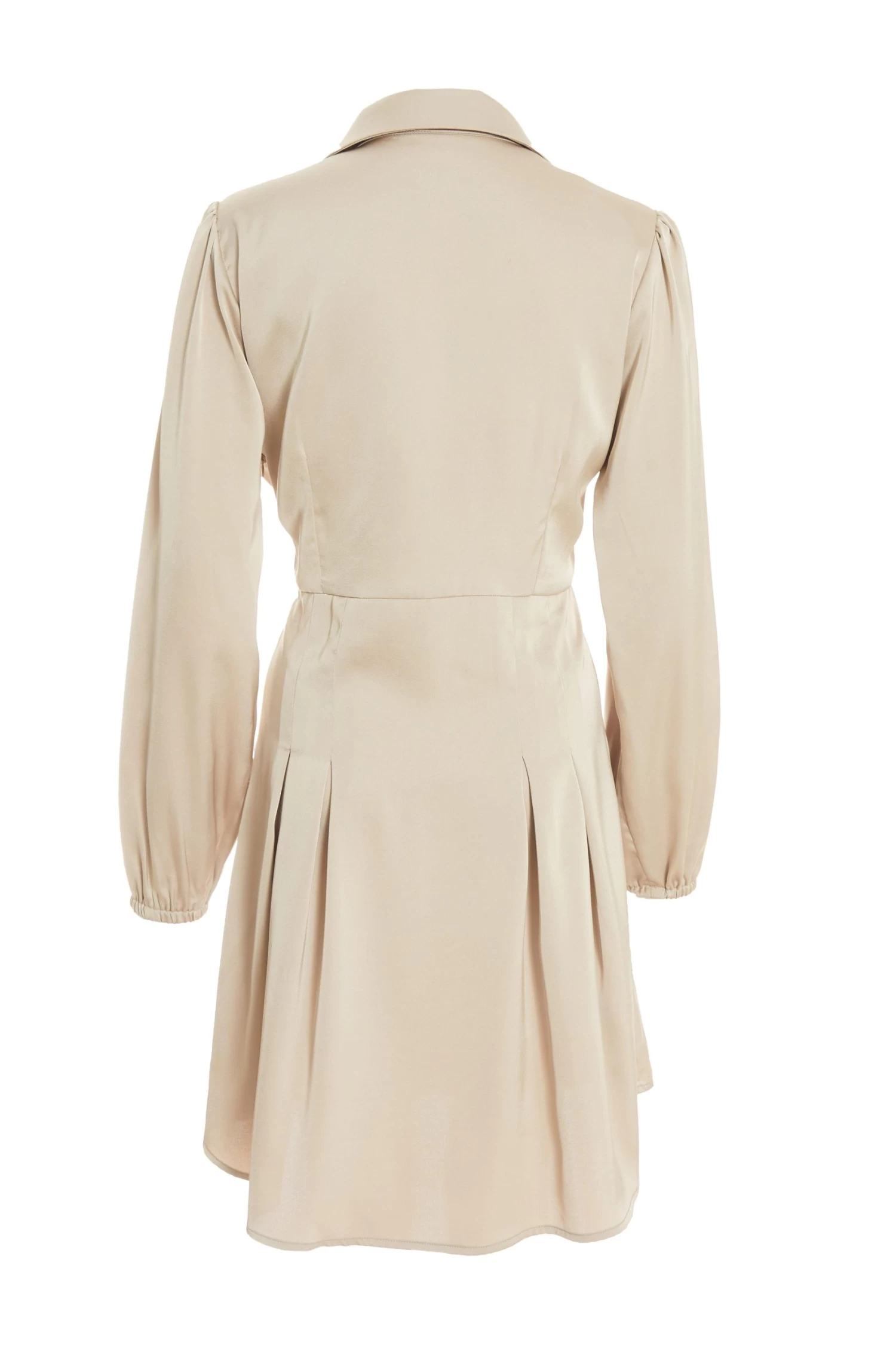 Stone Satin Button Shirt Mini Dress 5 Stone Satin Button Shirt Mini Dress - Image 5