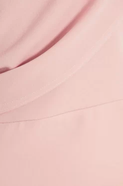 Pink One Shoulder Bodycon Midi Dress -Women Clothing Sale 00100037173 ZS scaled