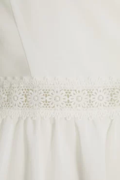 White Chiffon Lace Tiered Midi Dress 11 White Chiffon Lace Tiered Midi Dress -Women Clothing Sale 00100037177 ZS scaled