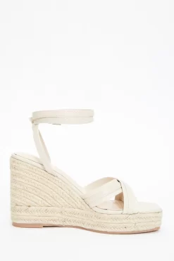 Nude Cross Strap Wedges -Women Clothing Sale 00100037261 ZS scaled