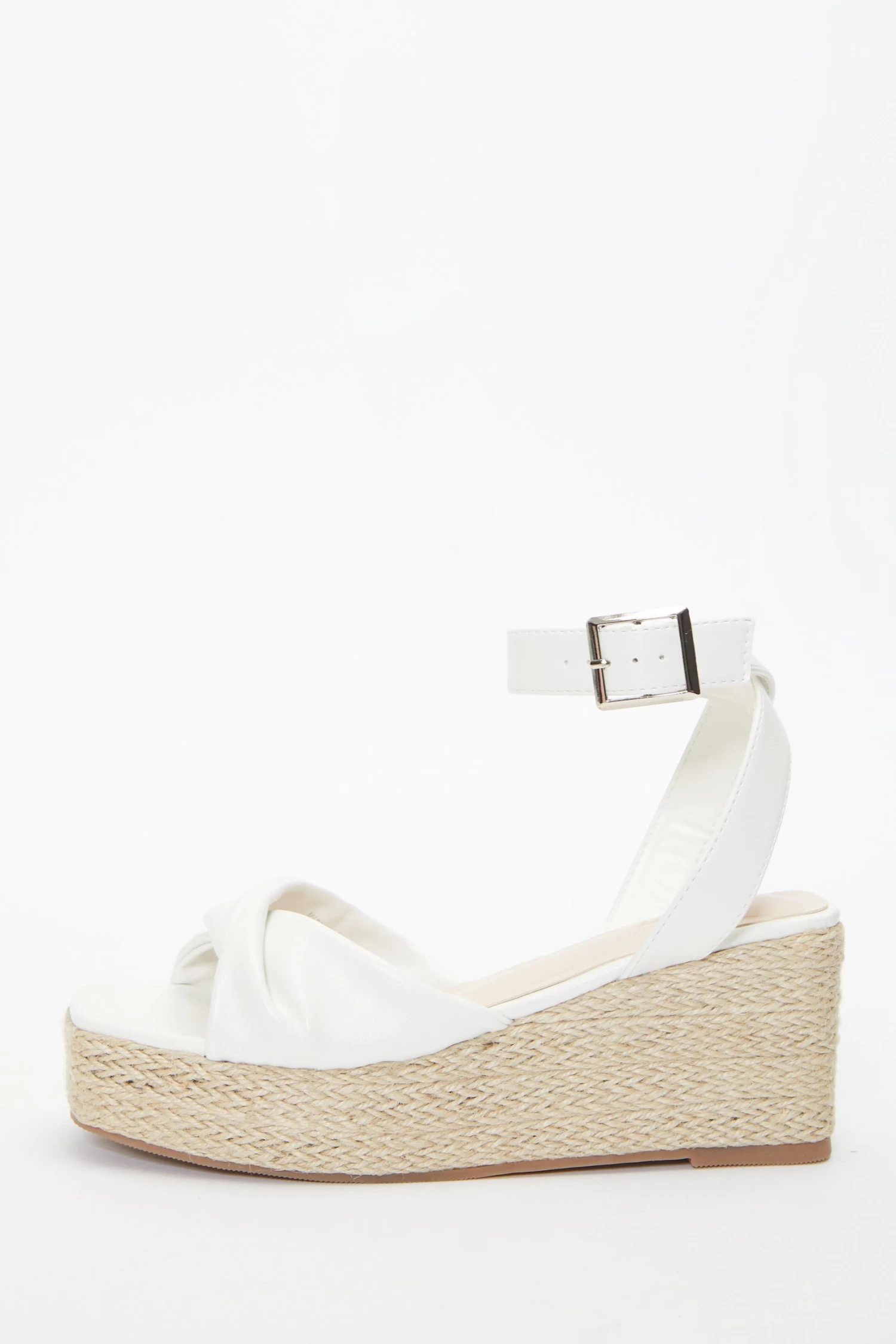 White Twist Front Wedges 1 White Twist Front Wedges