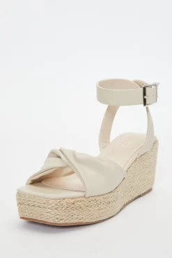 Nude Twist Front Wedges -Women Clothing Sale 00100037276 XB scaled