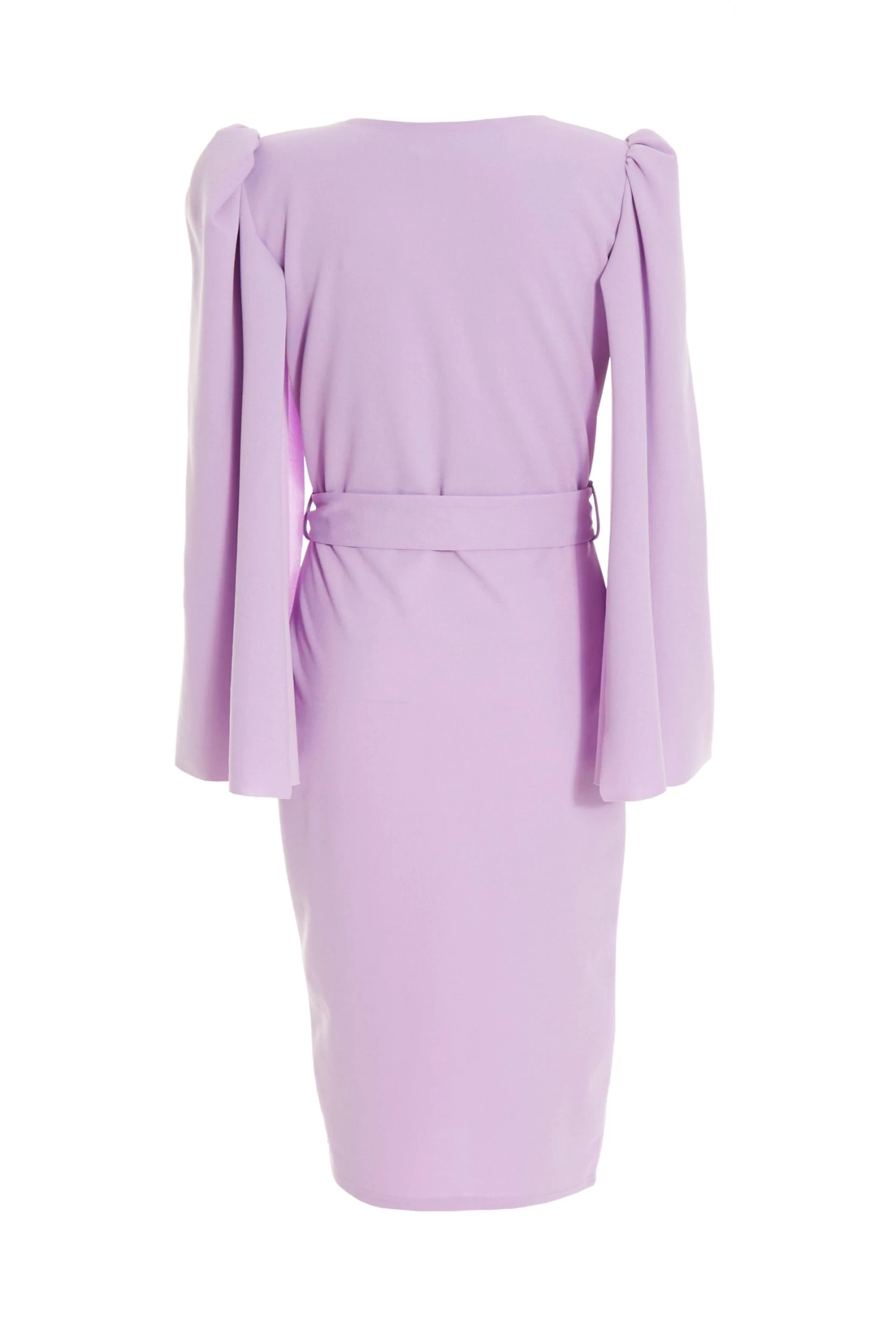 Lilac Cape Sleeve Midi Dress 5 Lilac Cape Sleeve Midi Dress - Image 5