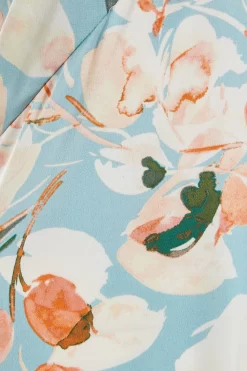 Blue Satin Floral High Neck Maxi Dress 11 Blue Satin Floral High Neck Maxi Dress -Women Clothing Sale 00100037317 ZS scaled