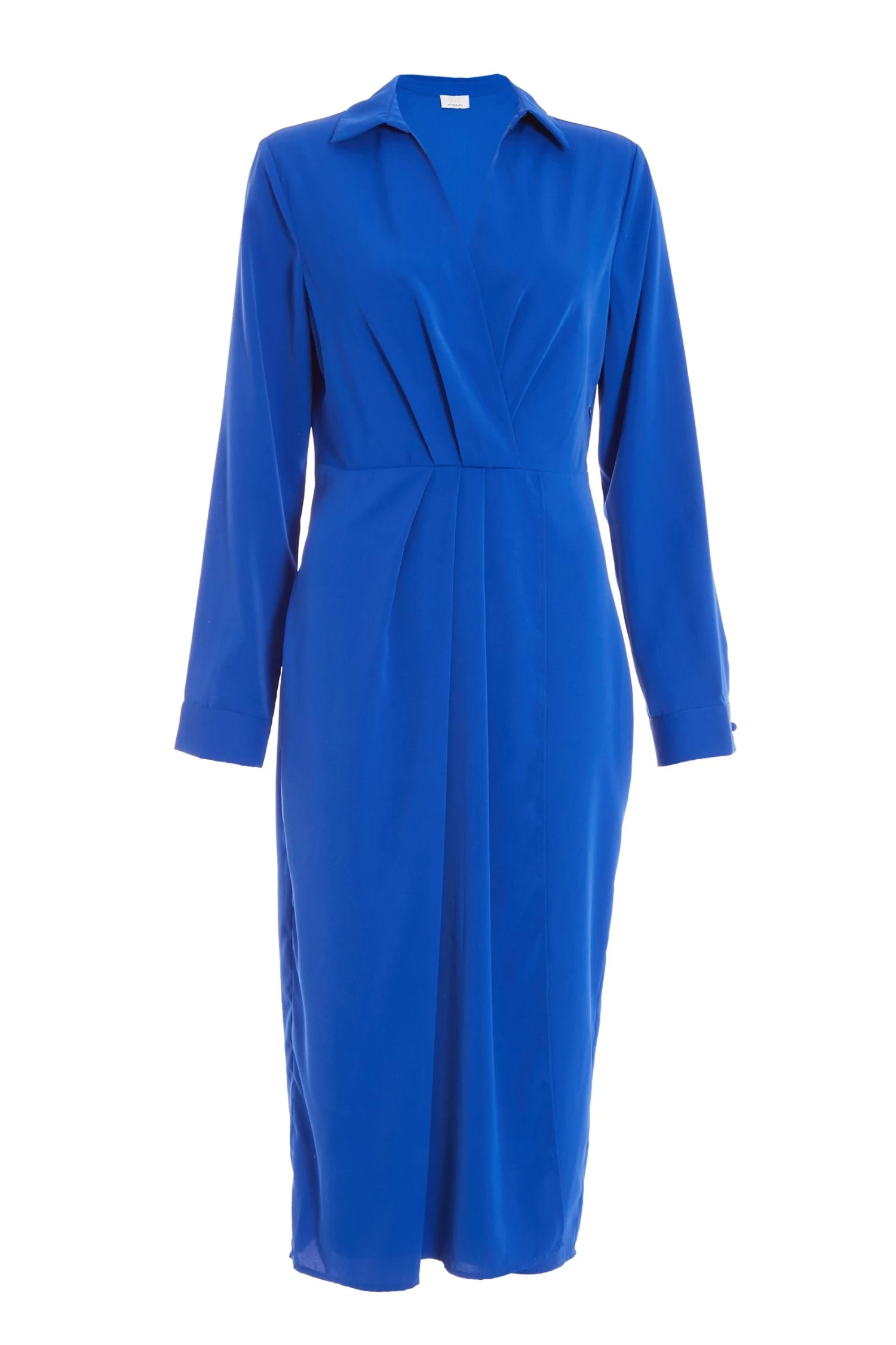 Royal Blue Shirt Midi Dress 1 Royal Blue Shirt Midi Dress