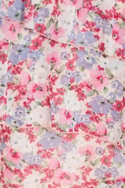 Multicoloured Chiffon Floral Frill Midi Skirt 11 Multicoloured Chiffon Floral Frill Midi Skirt -Women Clothing Sale 00100037369 ZS