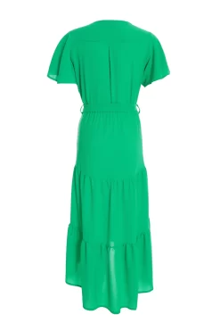 Jade Green Dip Hem Midi Dress -Women Clothing Sale 00100037388 ZB scaled
