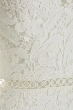 White Lace Skater Dress -Women Clothing Sale 00100037466 ZS scaled