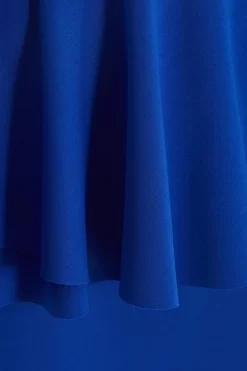 Royal Blue Peplum Bodycon Midi Dress -Women Clothing Sale 00100037492 ZS scaled