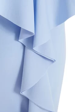 Light Blue Frill Bodycon Midi Dress 11 Light Blue Frill Bodycon Midi Dress -Women Clothing Sale 00100037495 ZS scaled