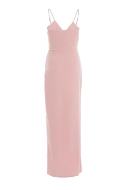 Pink Diamante Wrap Maxi Dress 10 Pink Diamante Wrap Maxi Dress -Women Clothing Sale 00100037575 ZB scaled
