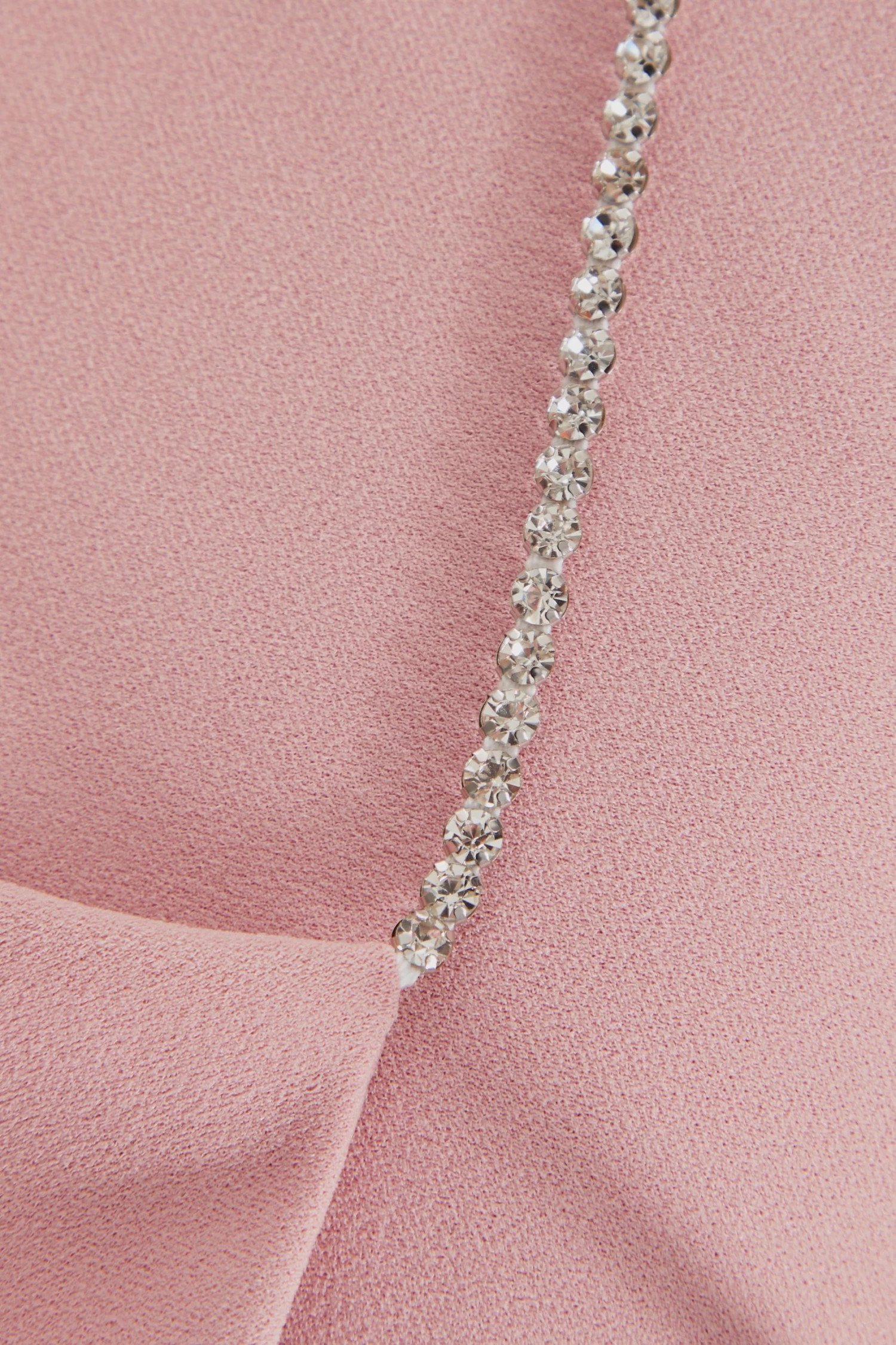 Pink Diamante Wrap Maxi Dress 6 Pink Diamante Wrap Maxi Dress - Image 6