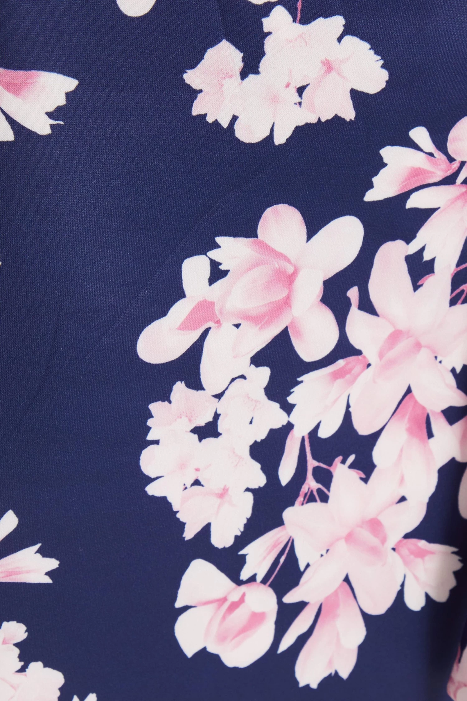 Navy Floral Wrap Midi Dress 6 Navy Floral Wrap Midi Dress - Image 6