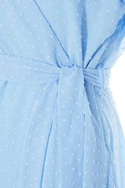 Light Blue Jacquard Skater Dress 11 Light Blue Jacquard Skater Dress -Women Clothing Sale 00100037726 ZS