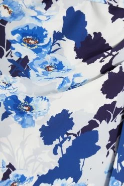 Navy Floral Wrap Midi Dress 11 Navy Floral Wrap Midi Dress -Women Clothing Sale 00100037771 ZS