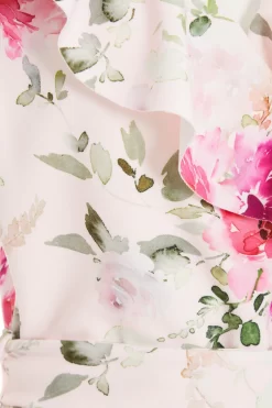 Light Pink Floral Dip Hem Midi Dress 11 Light Pink Floral Dip Hem Midi Dress -Women Clothing Sale 00100037776 ZS scaled