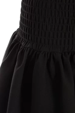 Black Ruched Frill Mini Skirt -Women Clothing Sale 00100037833 ZS scaled