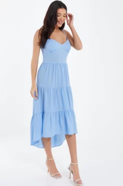 Light Blue Tiered Dip Hem Midi Dress 9 Light Blue Tiered Dip Hem Midi Dress -Women Clothing Sale 00100037839 XS scaled