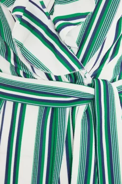 Green Striped Culotte Jumpsuit 11 Green Striped Culotte Jumpsuit -Women Clothing Sale 00100037863 ZS scaled