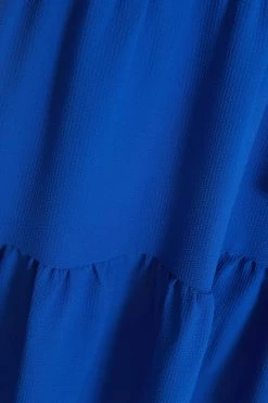 Royal Blue Tiered Dip Hem Midi Dress 11 Royal Blue Tiered Dip Hem Midi Dress -Women Clothing Sale 00100037865 ZS