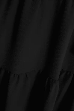 Black Tiered Dip Hem Midi Dress 11 Black Tiered Dip Hem Midi Dress -Women Clothing Sale 00100037866 ZS scaled