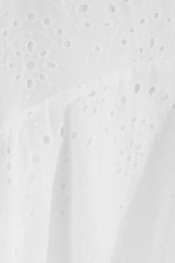 White Broderie Flip Mini Skirt -Women Clothing Sale 00100037967 ZS