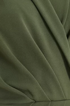 Khaki Wrap Sleeveless Midi Dress 11 Khaki Wrap Sleeveless Midi Dress -Women Clothing Sale 00100038089 ZS scaled