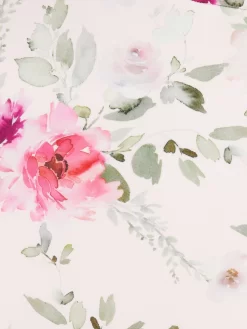 Light Pink Floral Bardot Midi Dress -Women Clothing Sale 00100038109 ZS scaled