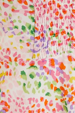 Petite Multicoloured Animal Print Midi Dress -Women Clothing Sale 00100038112 ZS scaled