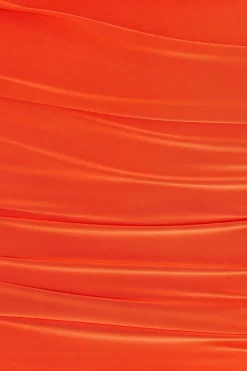 Orange Ruched Bodycon Mini Dress 11 Orange Ruched Bodycon Mini Dress -Women Clothing Sale 00100038273 ZS scaled