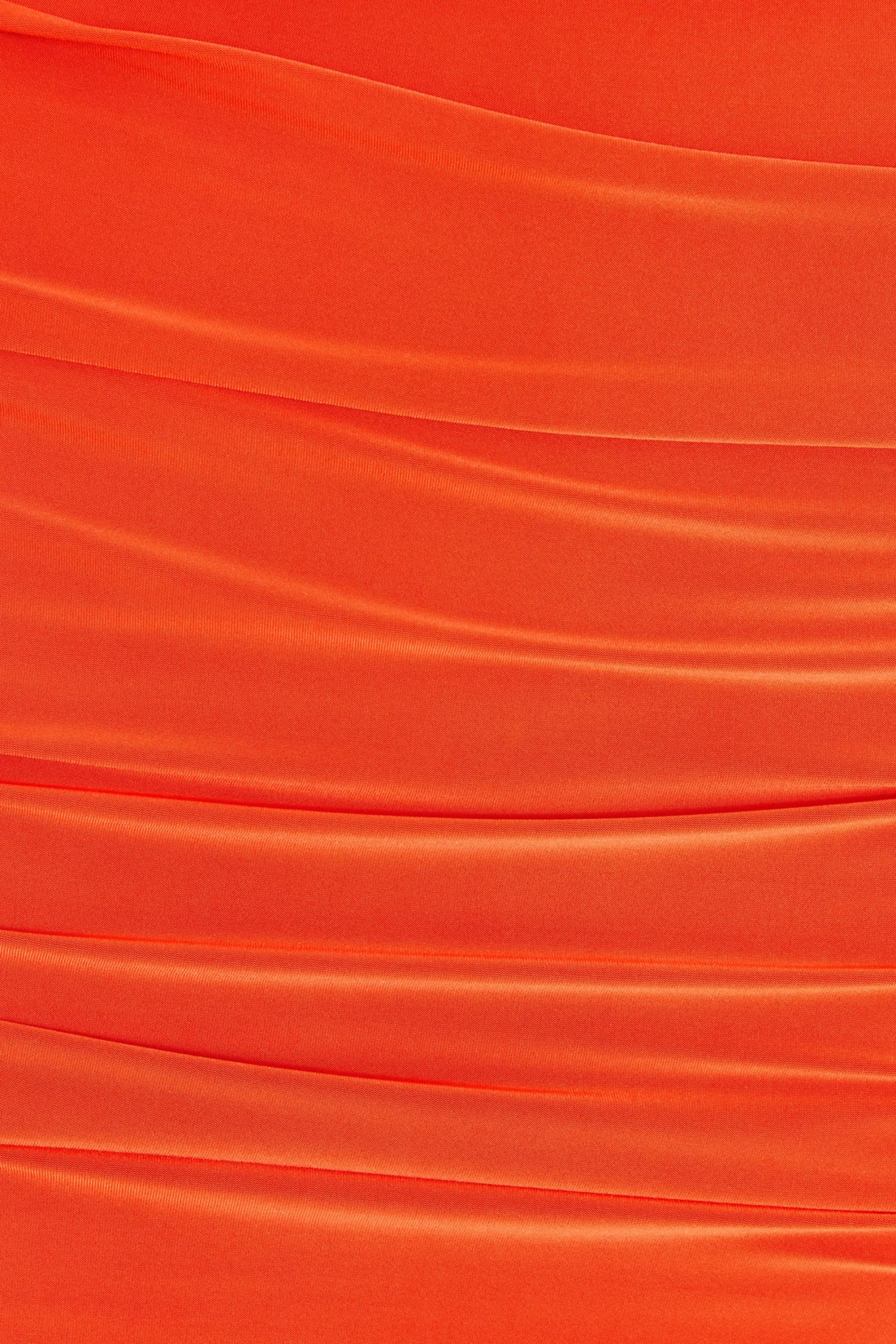 Orange Ruched Bodycon Mini Dress 6 Orange Ruched Bodycon Mini Dress - Image 6