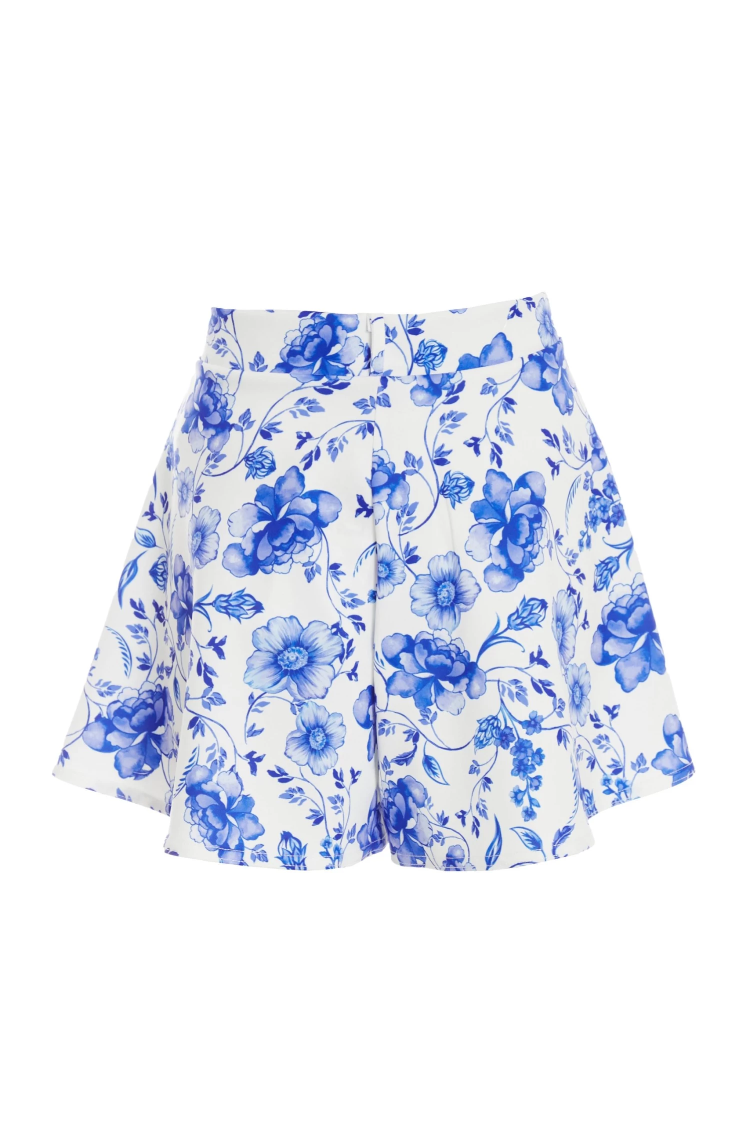 White Floral Floaty Shorts 5 White Floral Floaty Shorts - Image 5