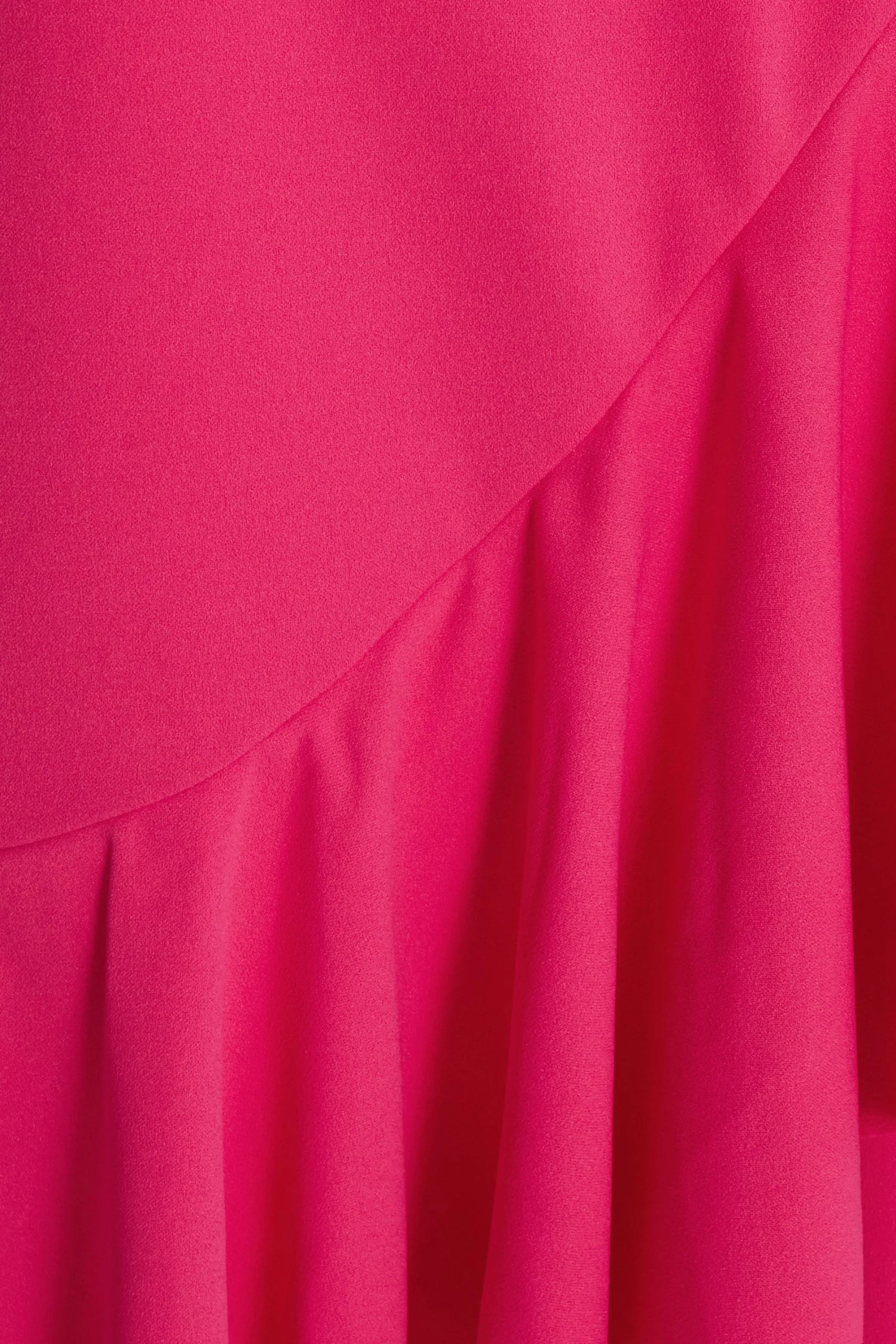 Pink Frill Hem Midi Dress 6 Pink Frill Hem Midi Dress - Image 6