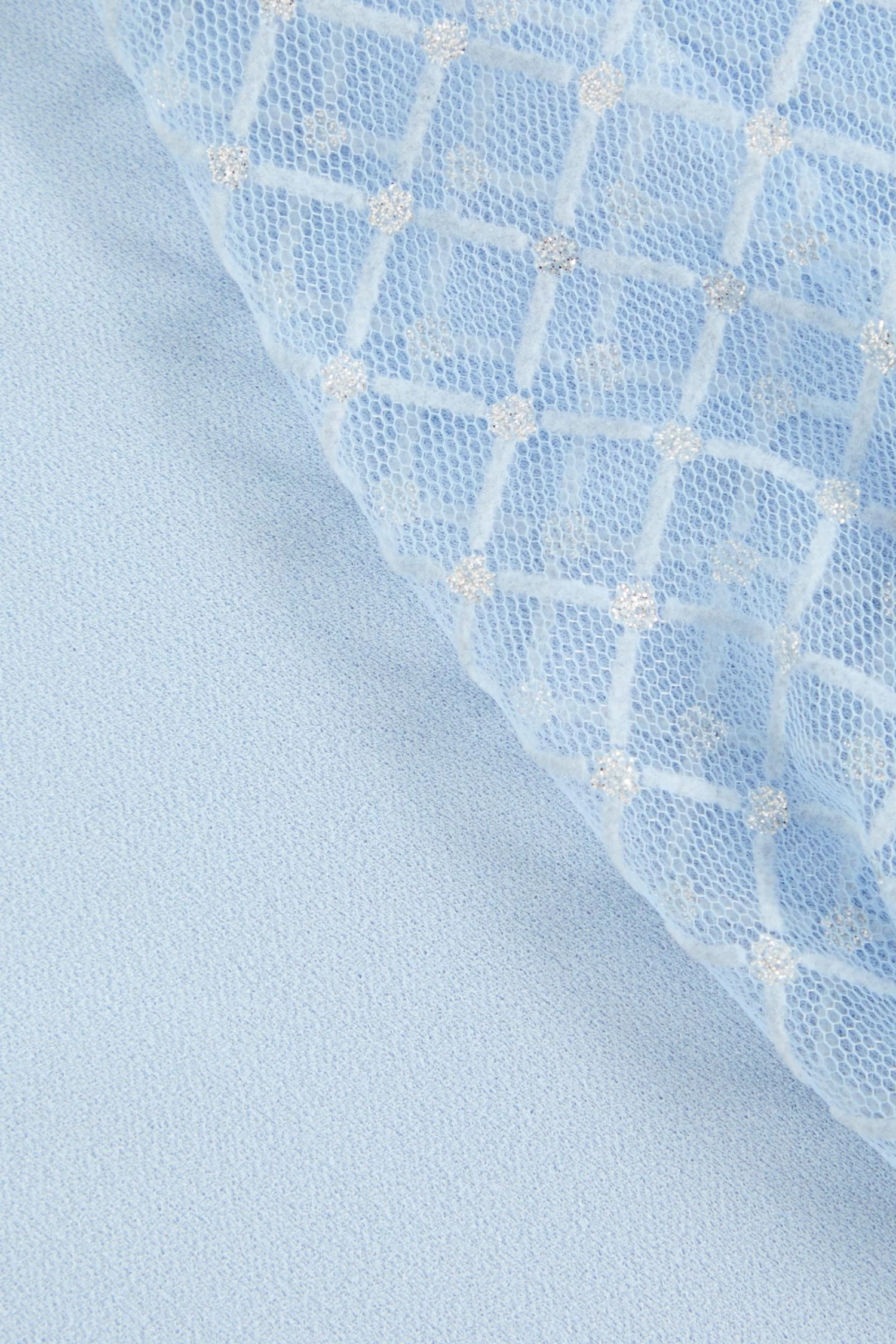 Light Blue Mesh Midi Dress 6 Light Blue Mesh Midi Dress - Image 6