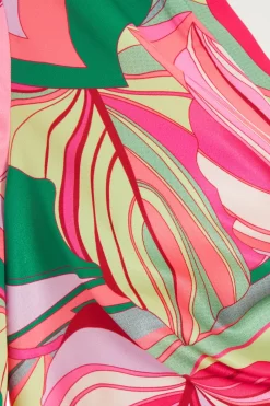 Pink Scarf Print Top -Women Clothing Sale 00100038369 ZS scaled