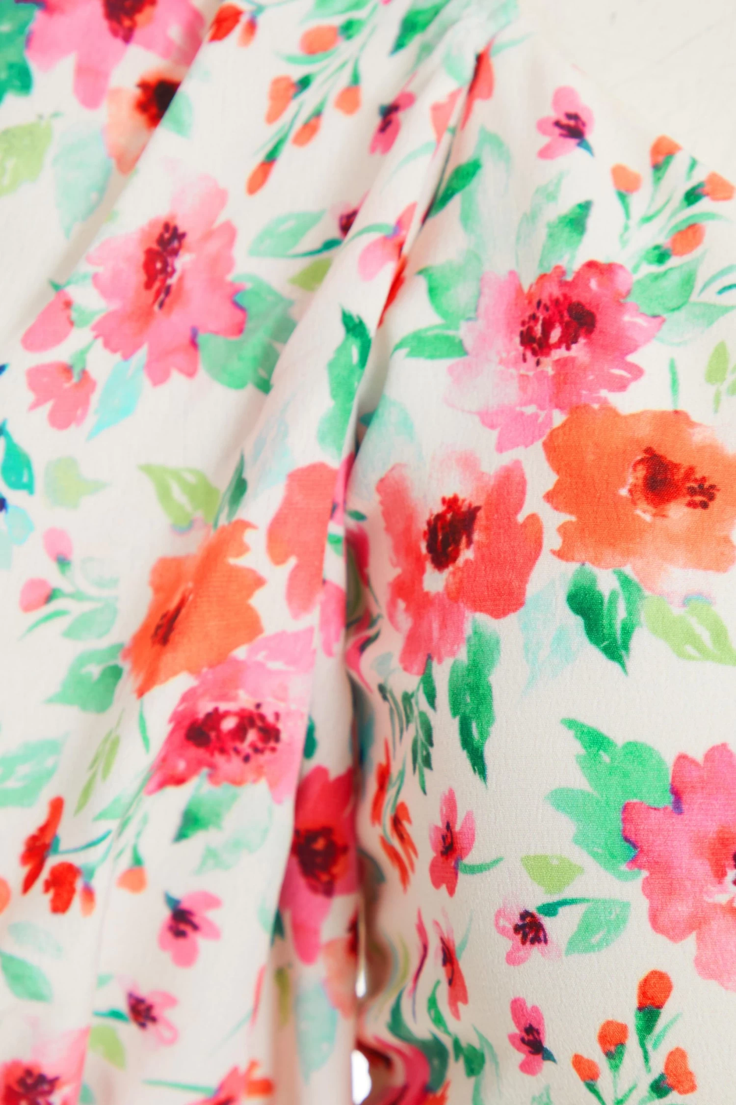 White Ditsy Floral Tie Back Crop Top 6 White Ditsy Floral Tie Back Crop Top - Image 6