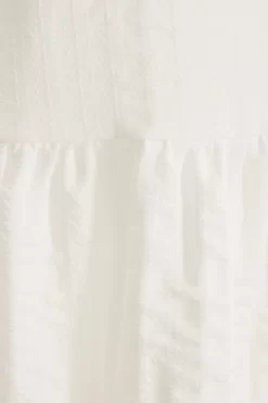 White Strappy Knot Front Midi Dress 11 White Strappy Knot Front Midi Dress -Women Clothing Sale 00100038449 ZS scaled