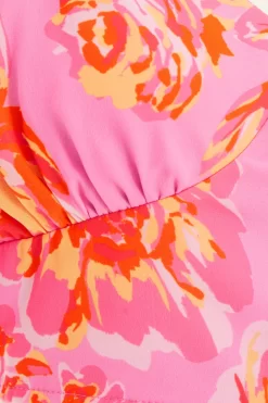 Pink Floral Print Crop Top 11 Pink Floral Print Crop Top -Women Clothing Sale 00100038451 ZS scaled