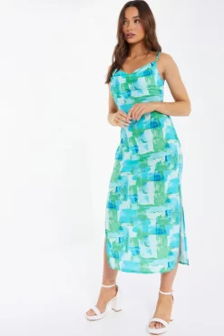 Blue Brush Stroke Midaxi Dress 9 Blue Brush Stroke Midaxi Dress -Women Clothing Sale 00100038479 XS scaled