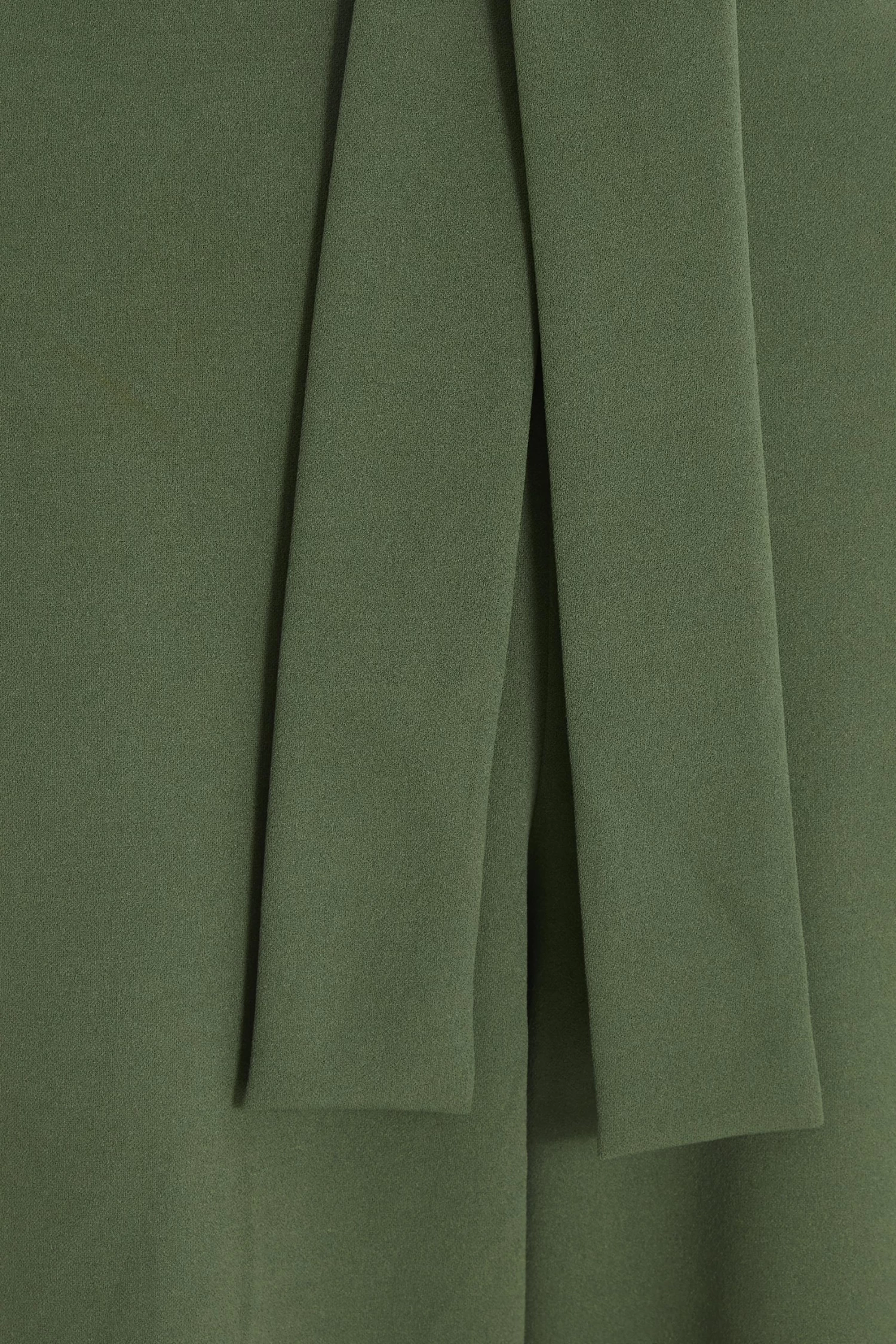 Khaki Wrap Tie Culotte Jumpsuit 6 Khaki Wrap Tie Culotte Jumpsuit - Image 6