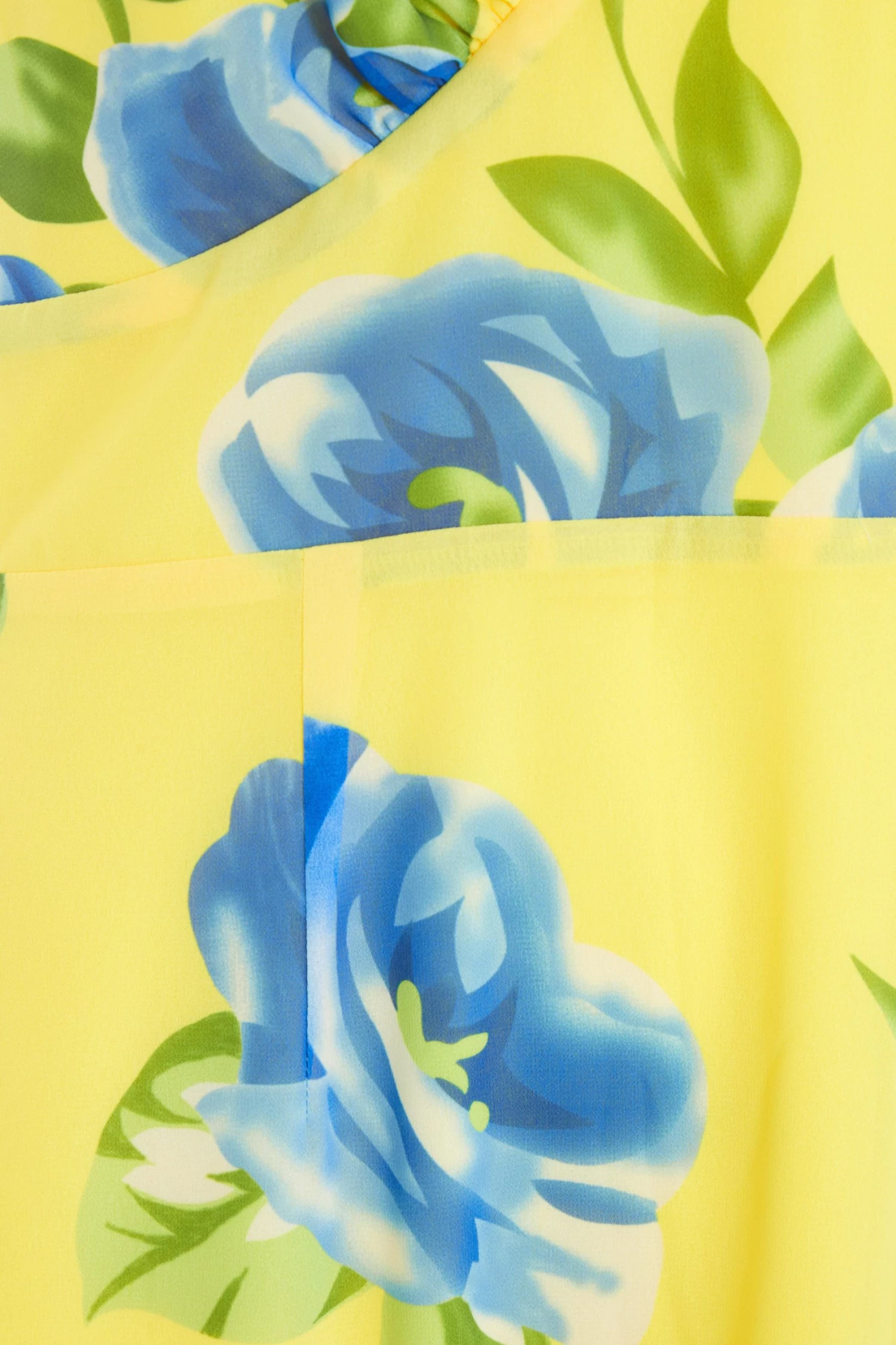 Curve Yellow Floral Midaxi Dress 6 Curve Yellow Floral Midaxi Dress - Image 6