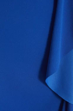 Blue Frill Wrap Midi Dress 11 Blue Frill Wrap Midi Dress -Women Clothing Sale 00100038644 ZS scaled