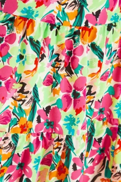 Multicoloured Floral Smock Dress -Women Clothing Sale 00100038654 ZS scaled