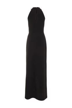 Black Cross Front Maxi Dress 10 Black Cross Front Maxi Dress -Women Clothing Sale 00100038769 ZB