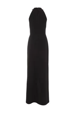 Black Cross Front Maxi Dress -Women Clothing Sale 00100038769 ZB scaled