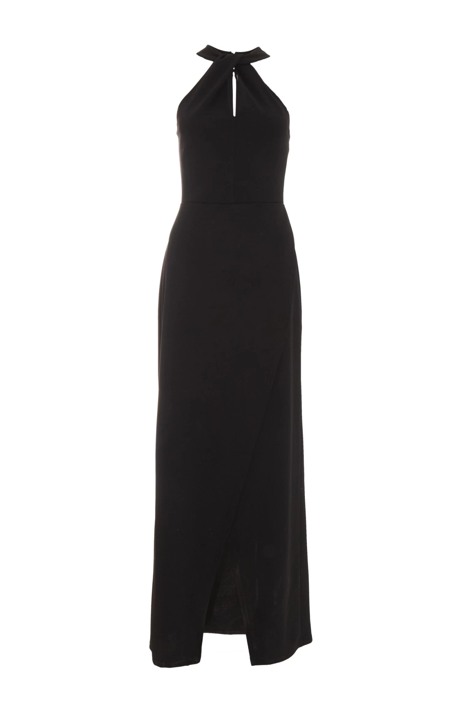 Black Cross Front Maxi Dress 1 Black Cross Front Maxi Dress