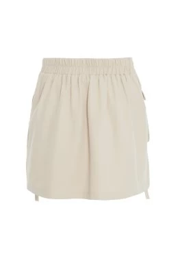 Stone Cargo Mini Skirt -Women Clothing Sale 00100038776 ZB